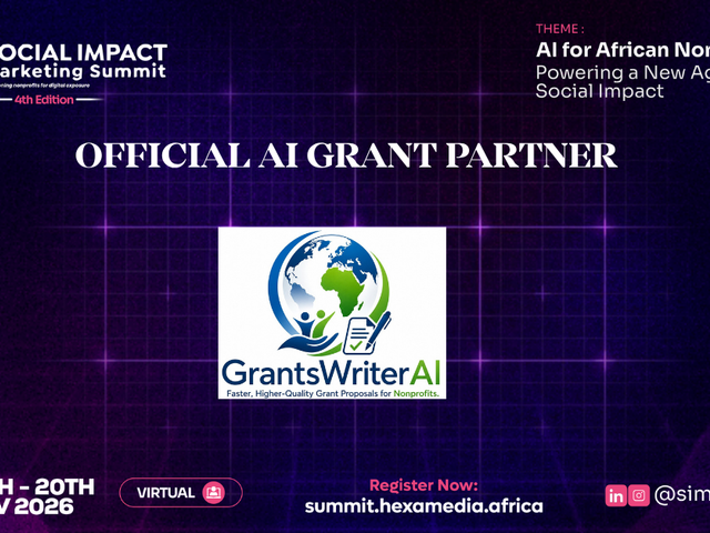 GrantsWriterAI by Africads Is Now the Official AI Grant Writing Partner of SIMSA 2026